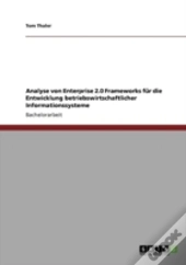 Analyse Von Enterprise 2.0 Frameworks Far Die Entwicklung Betriebswirtschaftlicher Informationssysteme