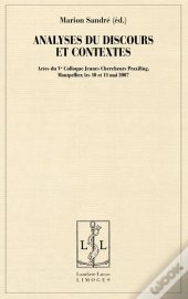 Analyses Du Discours Et Contextes