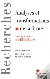 Analyses Et Transformations De La Firme ; Une Approche Pluridisciplinaire