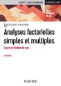 Analyses Factorielles Simples Et Multiples : Cours Et Études De Cas (5e Édition) - Preview