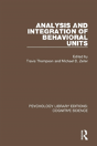 Analysis And Integration Of Behavioral Units - Preview