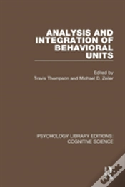 Capa do artigo Analysis And Integration Of Behavioral Units