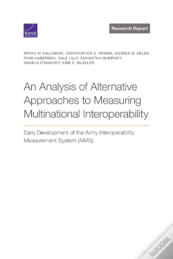 Capa do artigo Analysis Of Alternative Approaches To Measuring Multinational Interoperability