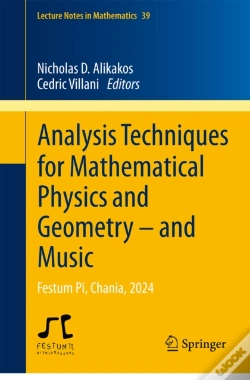 Capa do artigo Analysis Techniques For Mathematical Physics And Geometry Â€“ And Music