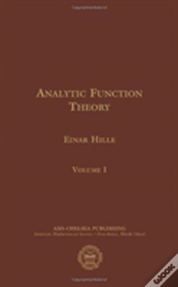 Capa do artigo Analytic Function Theory, Volume I