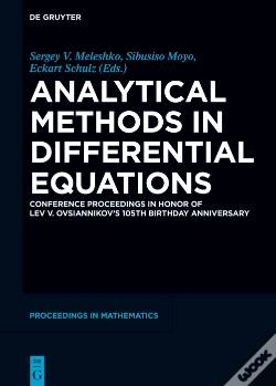 Capa do artigo Analytical Methods In Differential Equations