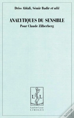 Capa do artigo Analytiques Du Sensible Pour Claude Zilberberg