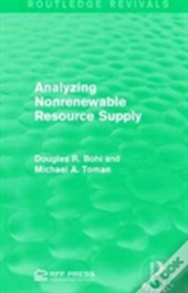 Analyzing Nonrenewable Resource Supply