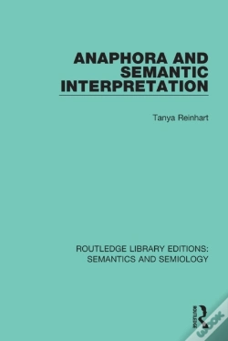 Capa do artigo Anaphora And Semantic Interpretation