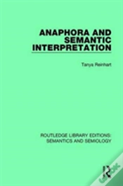 Capa do artigo Anaphora And Semantic Interpretation