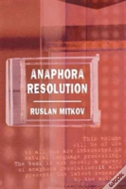 Capa do artigo Anaphora Resolution
