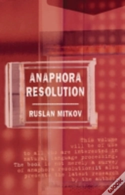 Capa do artigo Anaphora Resolution
