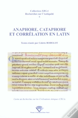 Capa do artigo Anaphore, Cataphore Et Corrélation En Latin