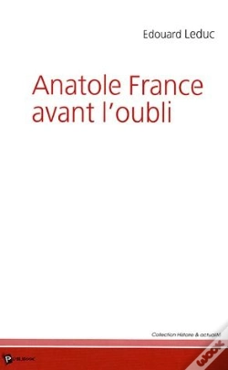 Capa do artigo Anatole France Avant L'Oubli