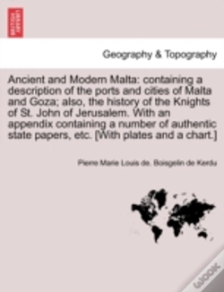 Capa do artigo Ancient And Modern Malta: Containing A D