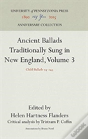 Capa do artigo Ancient Ballads Traditionally Sung In New England, Volume 3