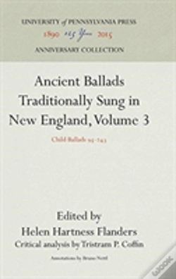 Capa do artigo Ancient Ballads Traditionally Sung In New England, Volume 3