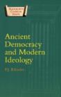 Ancient Democracy And Modern Ideology - Preview