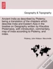 Ancient India As Described By Ptolemy; B