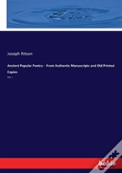 Capa do artigo Ancient Popular Poetry -  From Authentic Manuscripts And Old Printed Copies