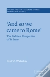 'And So We Came To Rome '