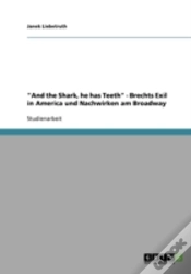 Capa do artigo "And The Shark, He Has Teeth" - Brechts Exil In America Und Nachwirken Am Broadway