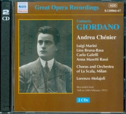 Capa do artigo Andrea Chénier - CD