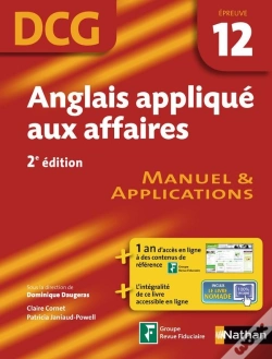 Capa do artigo Anglais Applique Aux Affaires - Epreuve 12 Dcg - Manuel Et Applications 2012