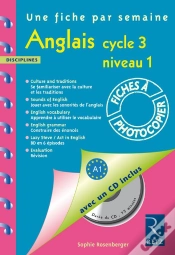 Capa do artigo Anglais ; Cycle 3, Niveau 1