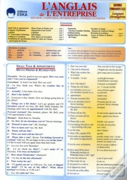 Capa do artigo Anglais De L'Entreprise (L')