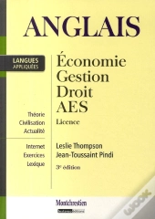 Anglais ; Économie, Gestion, Droit, Aes ; Licence