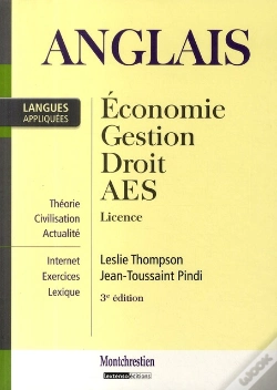 Capa do artigo Anglais ; Économie, Gestion, Droit, Aes ; Licence