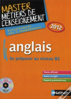 Capa do artigo Anglais - Master Metiers De L'Enseignement 2012 (Certificat En Langue) + 1 Cd-Rom