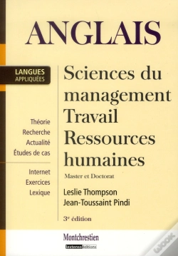 Capa do artigo Anglais ; Sciences Du Management, Travail, Ressources Humaines ; Master Et Doctorat (3e Édition)
