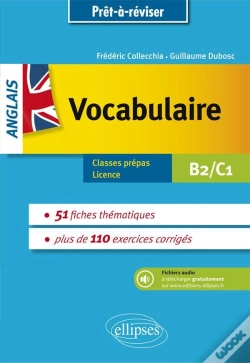 Capa do artigo Anglais ; Vocabulaire ; Classes Prépas, Licence ; B2/C1