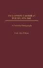 Anglophone Caribbean Poetry, 1970-2001 - Preview