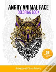 Angry Animal Face Coloring Book