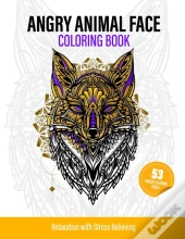 Angry Animal Face Coloring Book