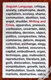 Capa do artigo Anguish Language - Writing And Crisis