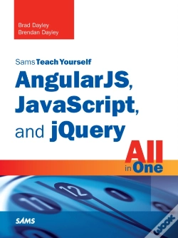 Capa do artigo Angularjs, Javascript, And Jquery All In One, Sams Teach Yourself