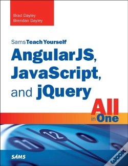 Capa do artigo Angularjs, Javascript, And Jquery All In One, Sams Teach Yourself
