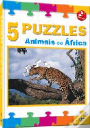 Animais de África - 5 Puzzles