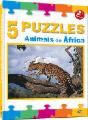 Animais de África - 5 Puzzles - Preview