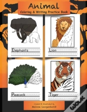 Capa do artigo Animal Coloring & Writing Practice Book