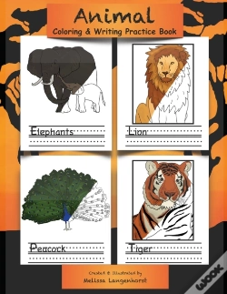 Capa do artigo Animal Coloring & Writing Practice Book