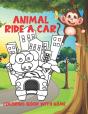 Animal Ride A Car Coloring Book With Name - Preview