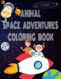 Animal Space Adventures Coloring Book - Preview