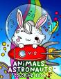 Animals Astronauts Coloring Book - Preview
