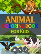 Capa do artigo Animals Coloring Book For Kids Ages 3-8