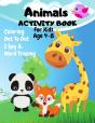 Animals Dot To Dot, Coloring, I Spy & Word Tracing Activity Book For Kids 4-8 - Preview